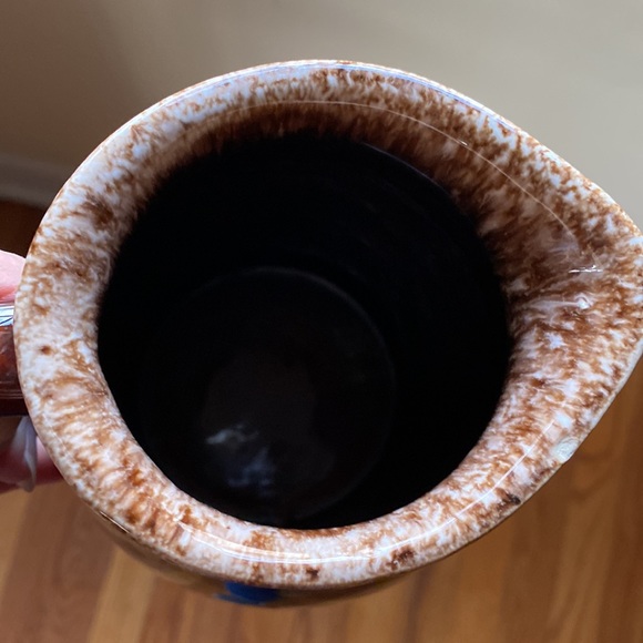 VTG Pair Brown Drip Glaze Pitchers - Picture 6 of 13